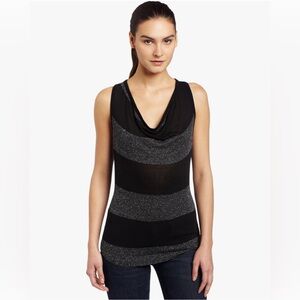 Splendid Shimmery Lurex Rugby Stripe Tank